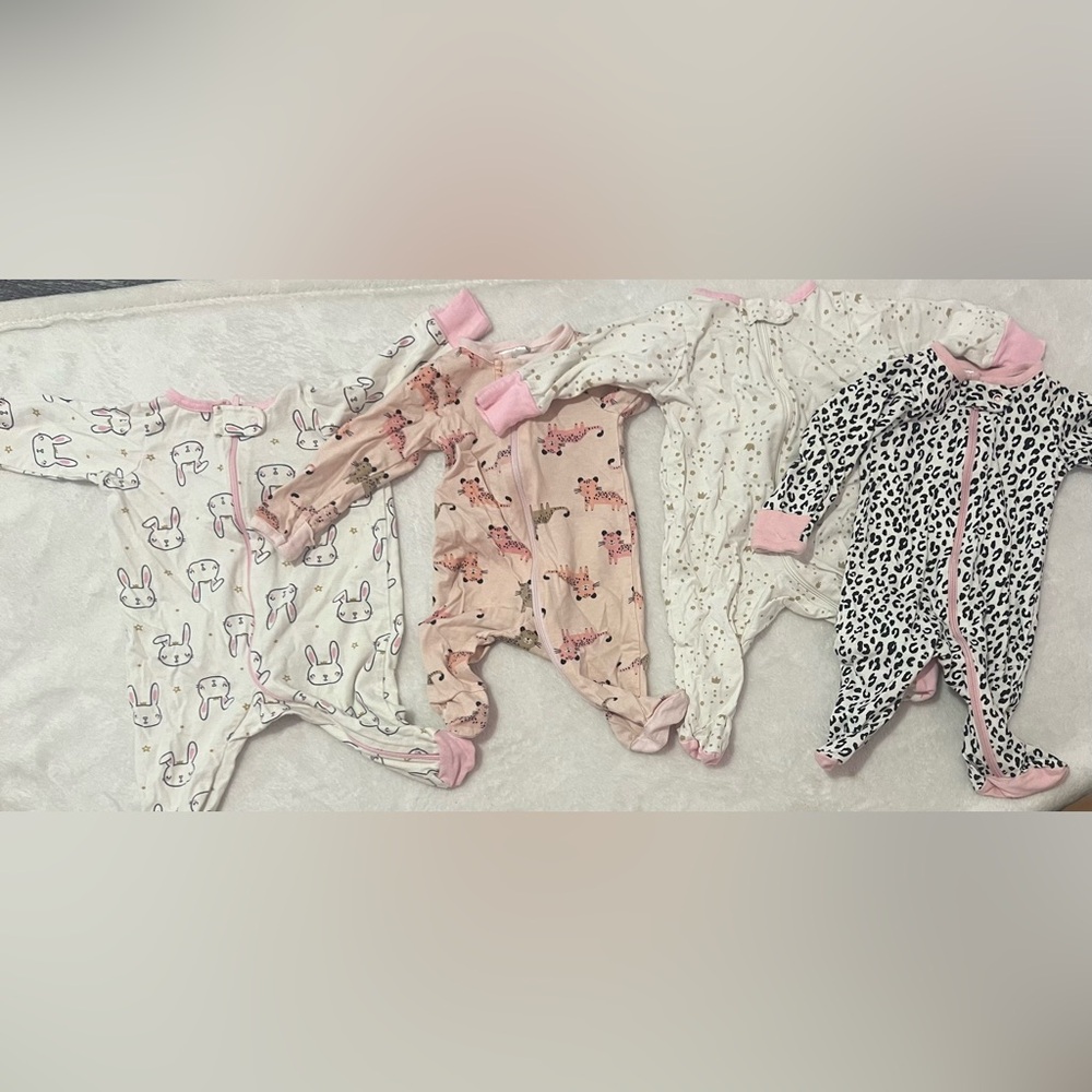 4pc newborn onesies
